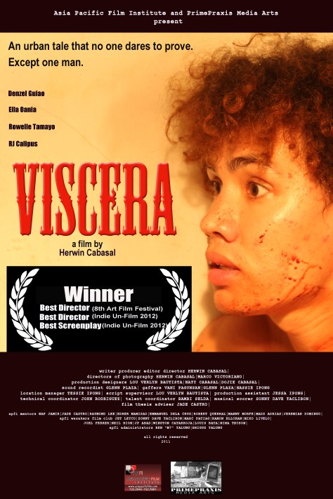 Viscera poster with laurels