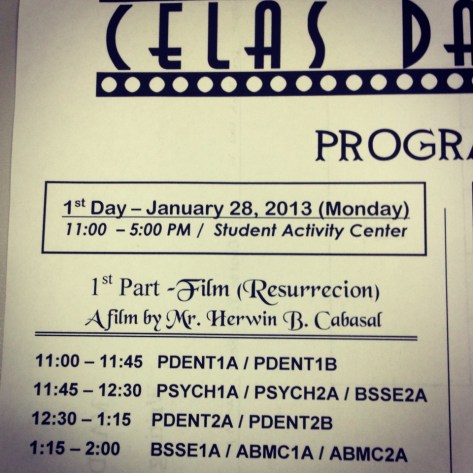 Resurreccion @ CELAS Day