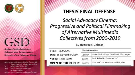Thesis Final Defense